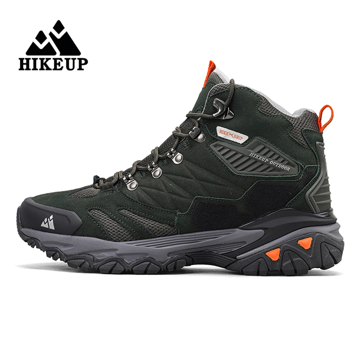 Men's Hiking Shoes: Winter Resistant, Suede, High-Top Hiking Boots / Rungear