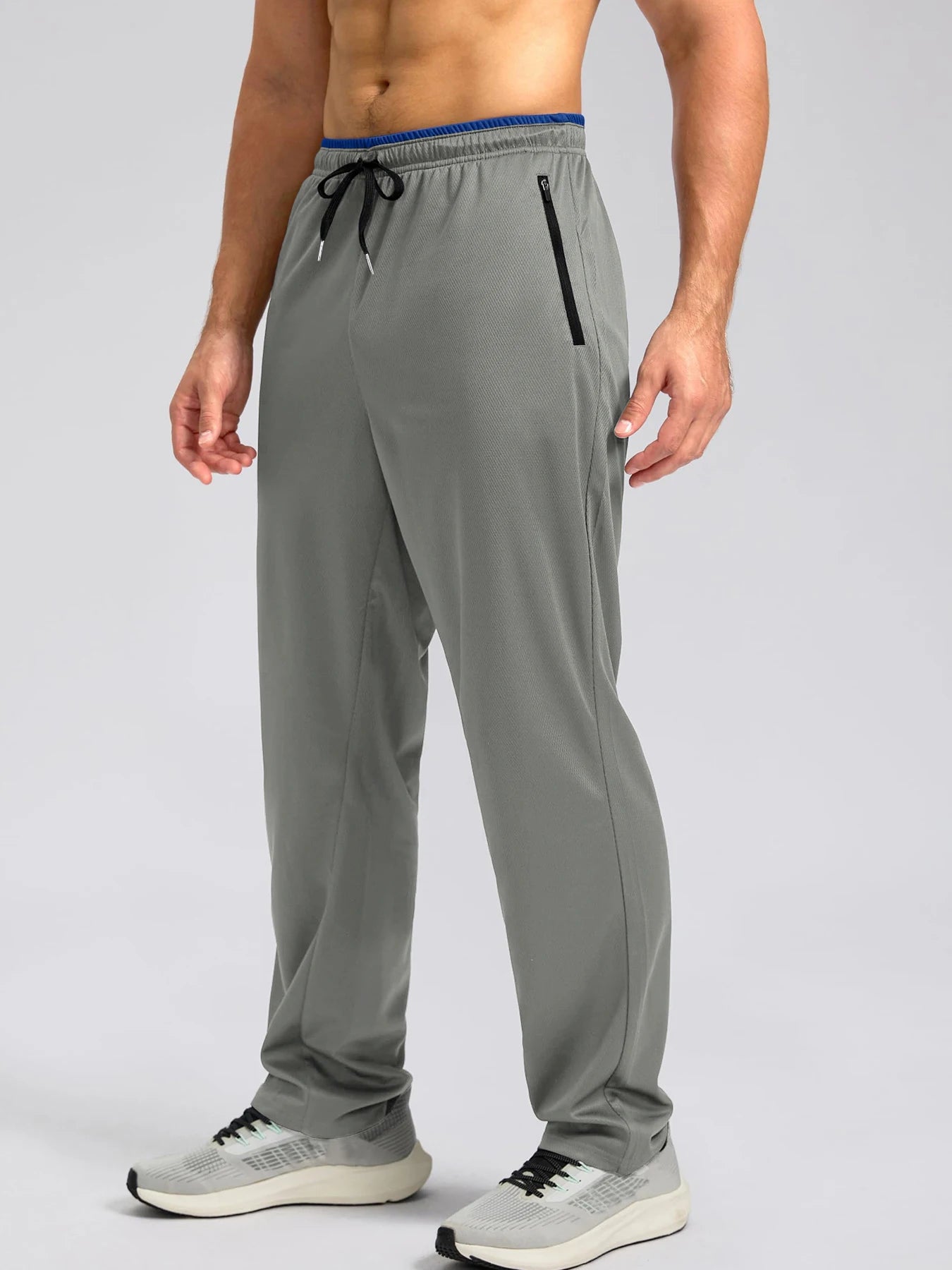Men's Quick Dry Apparel: Breathable, Lightweight Activewear Pants with Elastic Waist And Zipper Pockets / Rungear