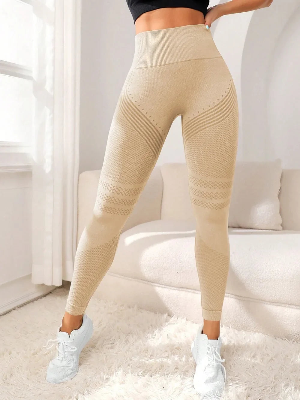 Women's Seemless Slimming High Waisted Compression Fitness Sport Legging Pants