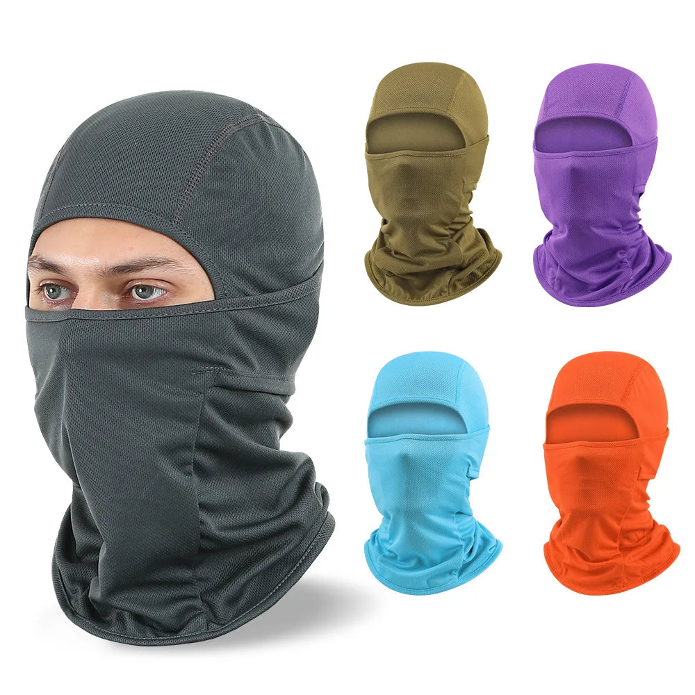 Running Accessories For Winter: 1PC Unisex Hooded Full Face Neck Gaiter / Rungear