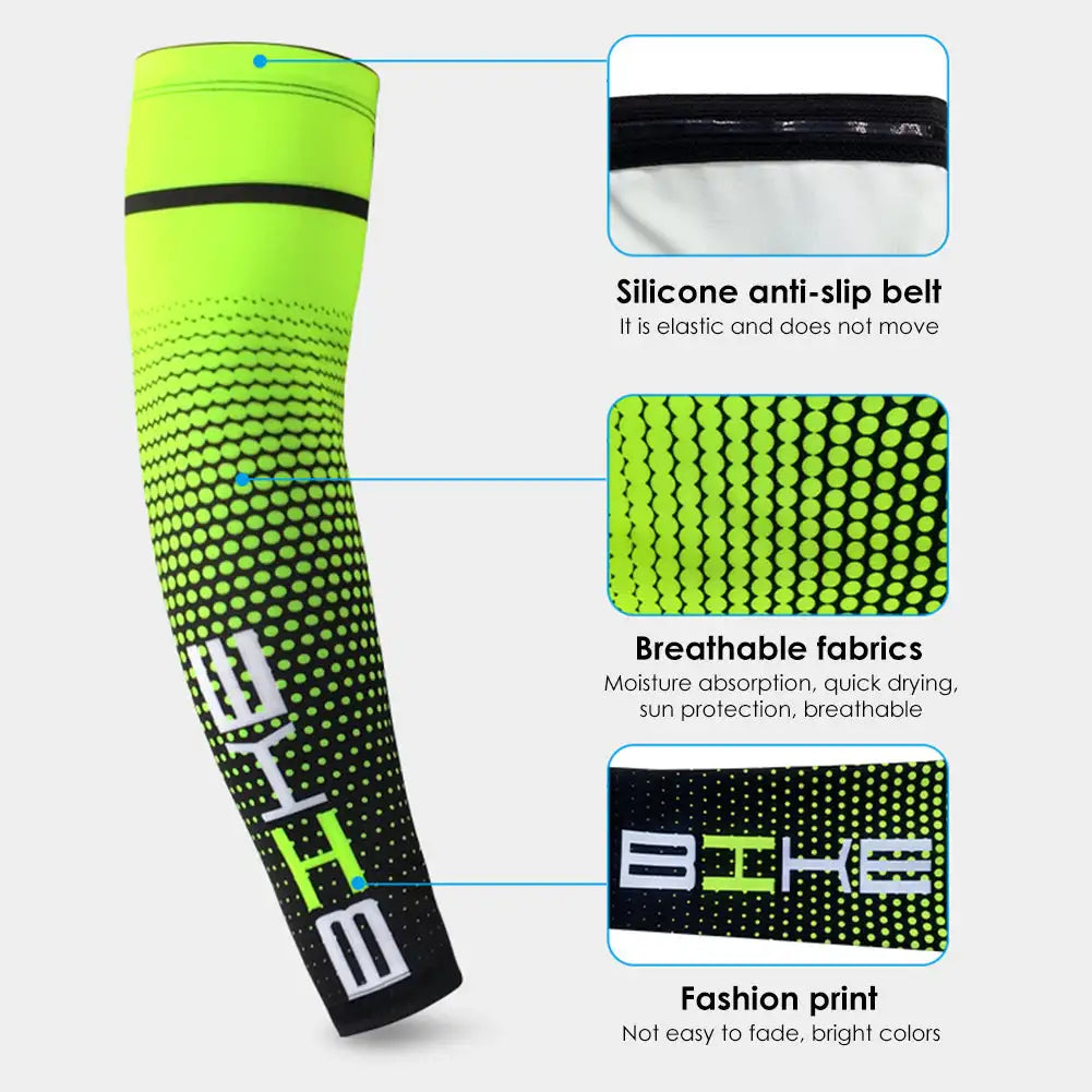 Run Gear Accessories: 1PC Breathable, Quick Dry, UV Protection, Running Arm Sleeves, Arm Warmer Armguards Fitness Arm Warmers / Rungear