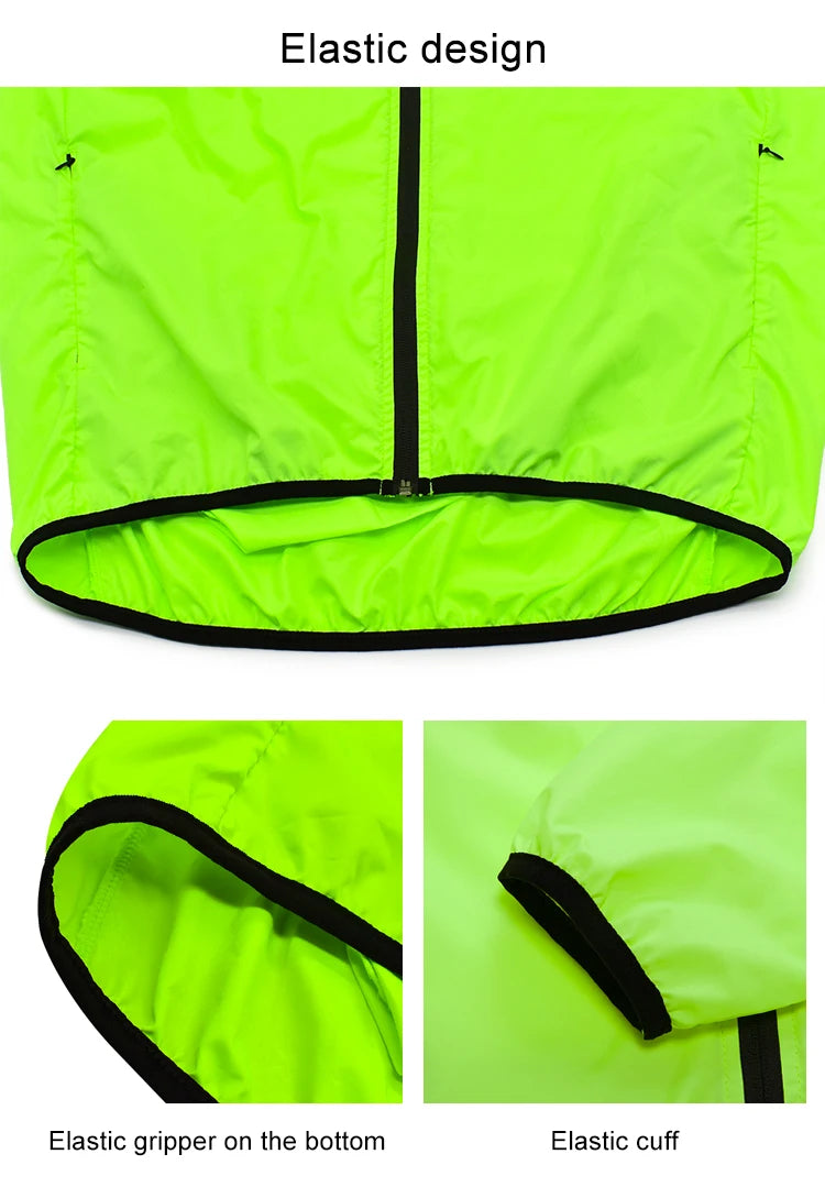 WOSAWE Men's Packable Reflective Windproof Windbreaker Jacket