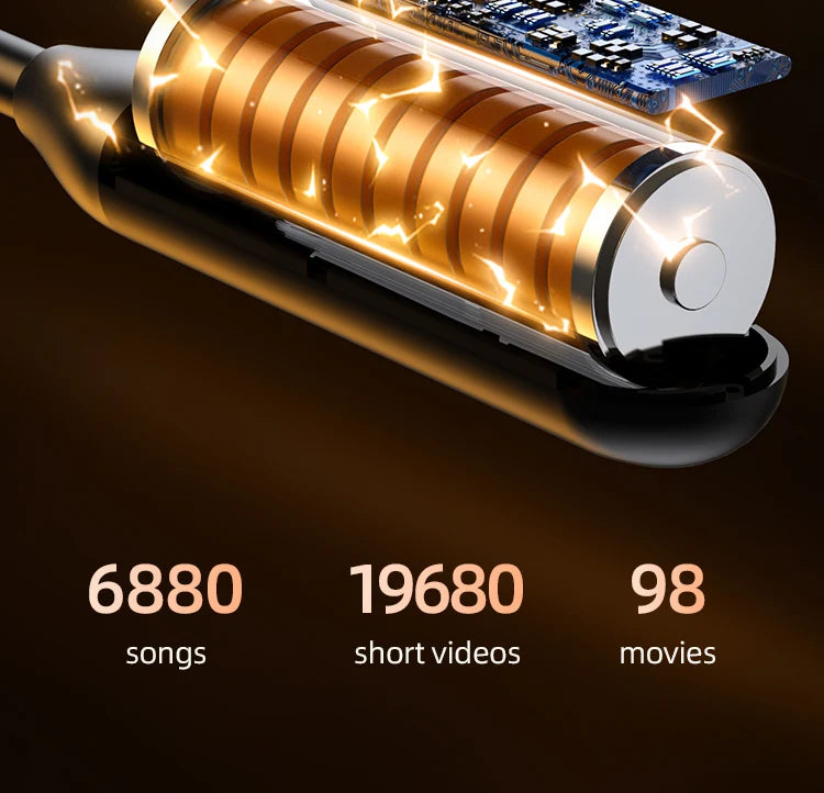 BT8 Wireless Bluetooth Headphones Outdoor Sports 5.3 With Touch Control Charging Display