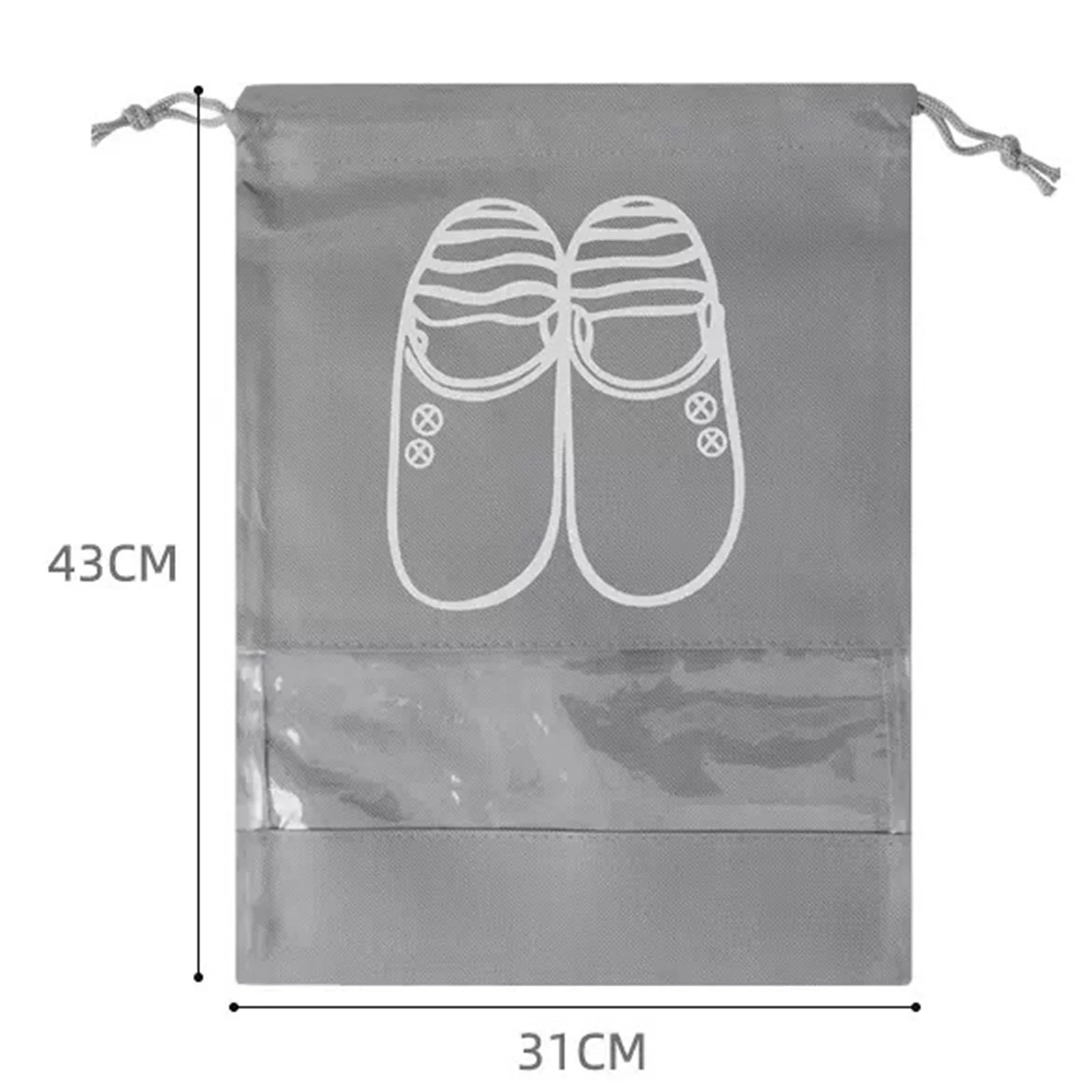 Nylon Waterproof Drawstring Storage Pouch Multi-functional Bag Durable Shoes Underwear Travel Sport Bags Ditty Bags For Travel