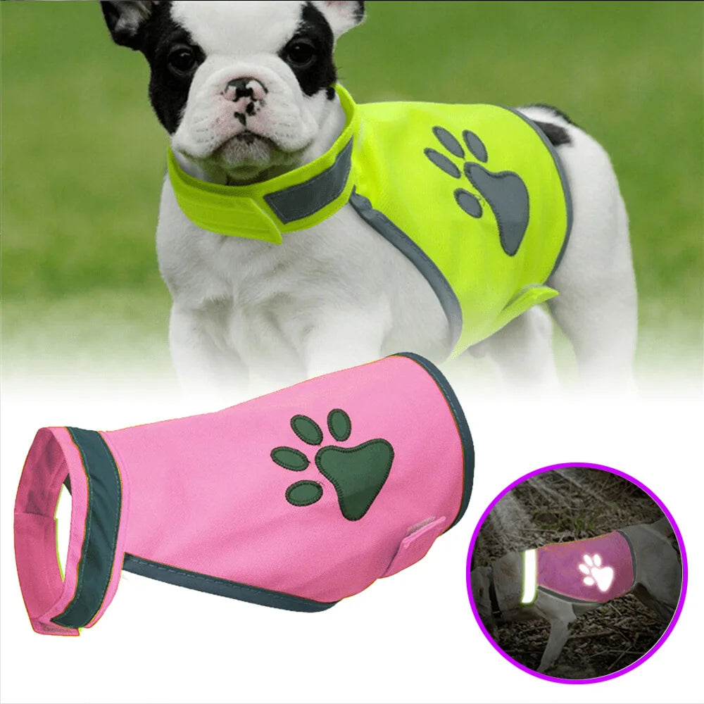 Reflective Dog Gear: Breathable, Safety Outdoor Walking Running Vests For Small, Medium, Large Dogs / Rungear