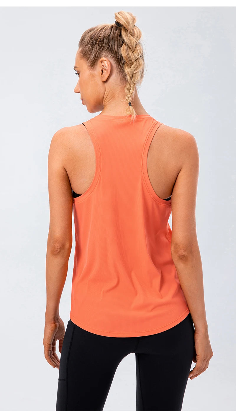 Women's Running Gear: Loose, Quick Dry Workout Sports Tank Tops / Rungear