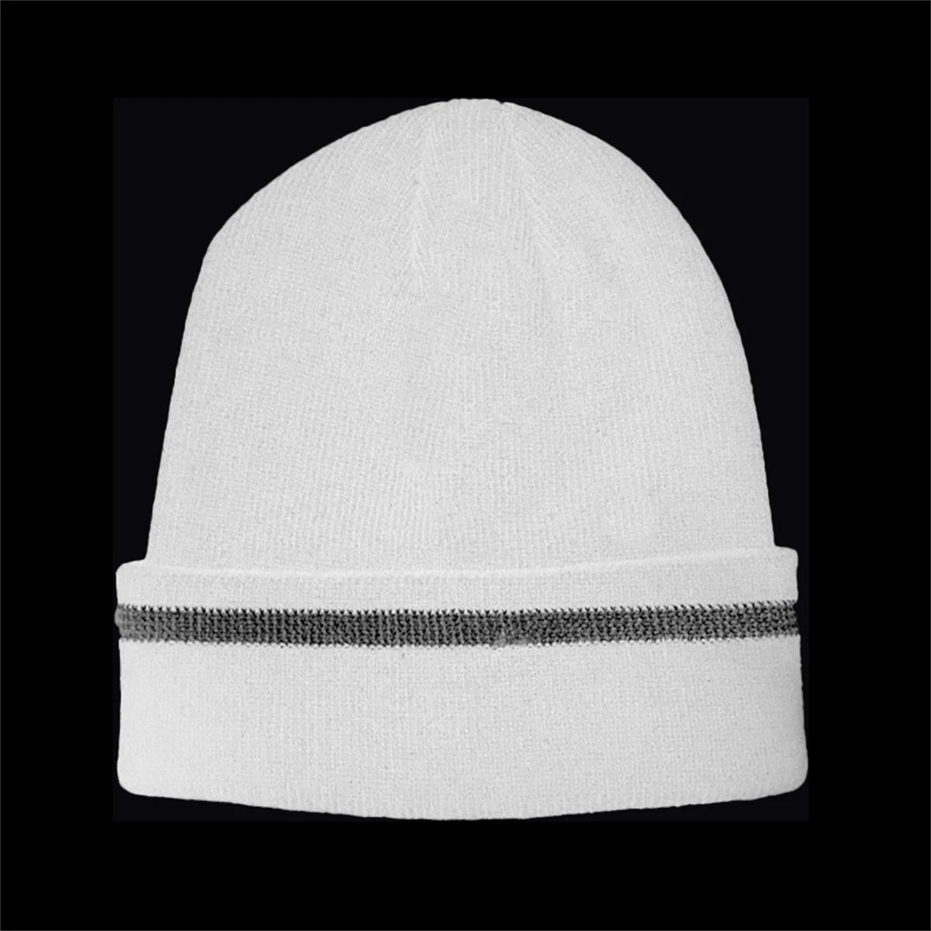Reflective Hat Gear: Bright Color Beanie Winter Safety Night Running Warm, Knitted Hat Cuff Hat, Neon Colours / Rungear