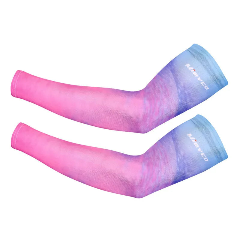 Run Gear Accessories: 1PR Breathable, Quick Dry, UV Protection, Elbow Pad Fitness Armguards, Sports Arm Warmers / Rungear