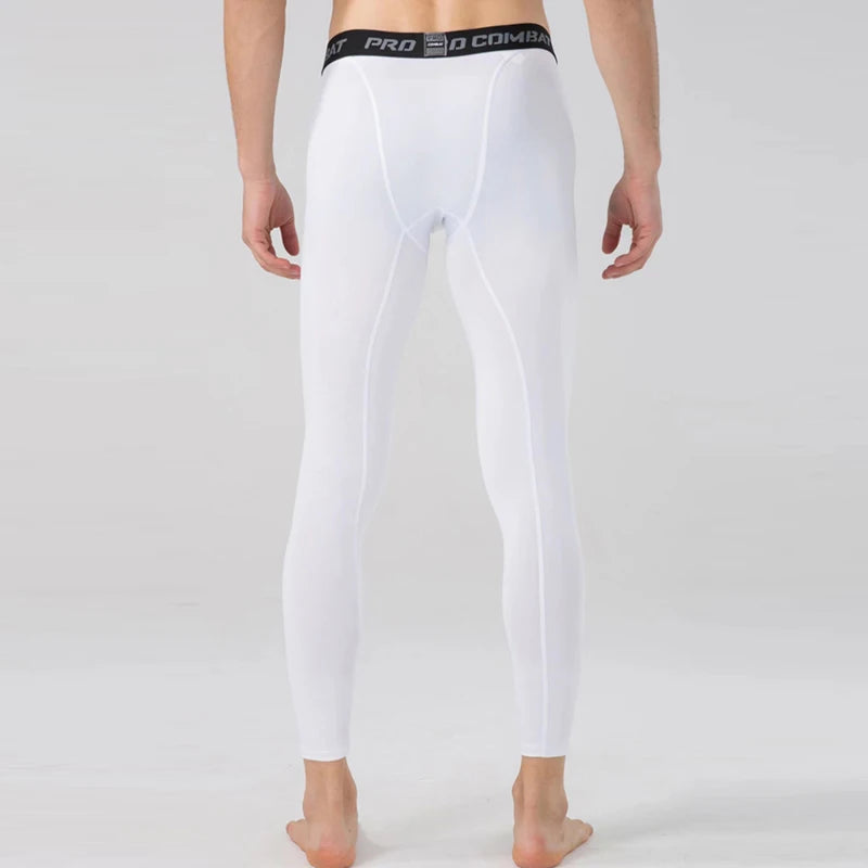 Men's Compression Apparel: Cool Dry, Sports Athletic Compression Workout Running Leggings / Rungear