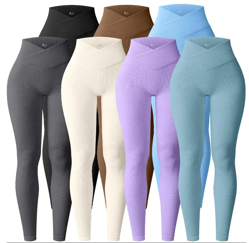 Women's Activewear Apparel: V Waist, Buttock Lifting, Fitness Workout Leggings / Rungear