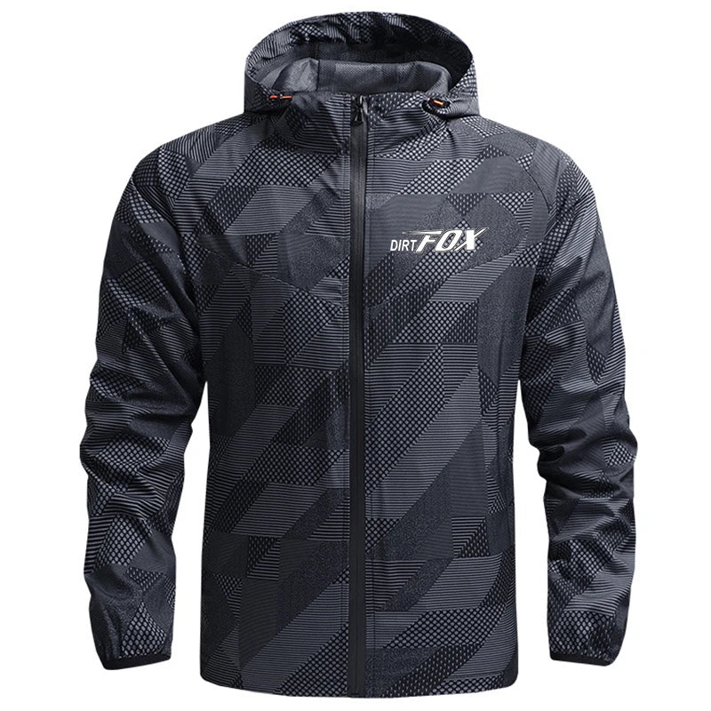 Men's Jacket Apparel: DIRTFOX Windproof Light Jacket For Mountain, Hiking, Walking / Rungear