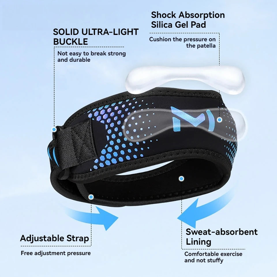 Recovery Gear Accessories: GTUBIKE 1PC Patella Knee Strap, Adjustable Knee Stabilizer Support Band for Outdoor Sports / Rungear