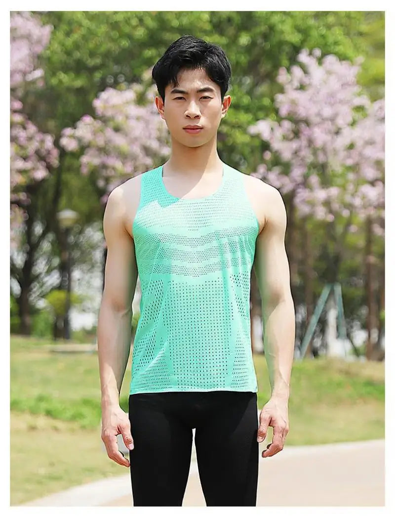 Ultra Light Moisture Wicking Performance Marathon Racing Sports Fitness Tops For Men And Women