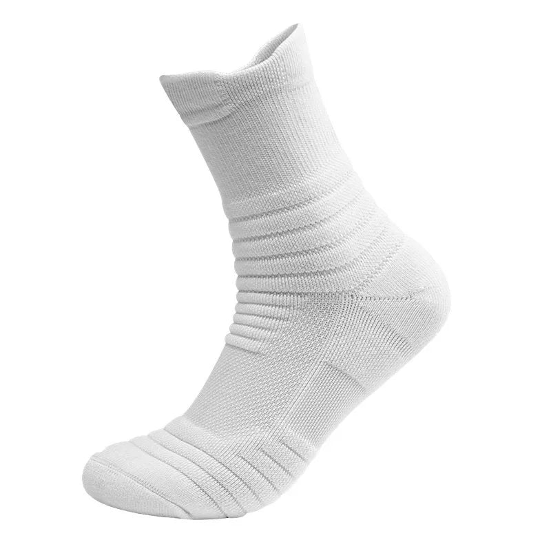 Moisture-Wicking Socks: WRELS Athletic, Moisture-Wicking, Cushioned Arch Support, Sports Crew Socks for Running, Hiking / Rungear