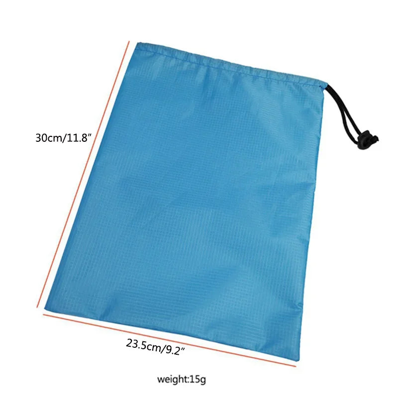Hiking Gear Accessories: Ultralight, Waterproof, Outdoor Camping Hiking Travel Storage Bag With Drawstring / Rungear