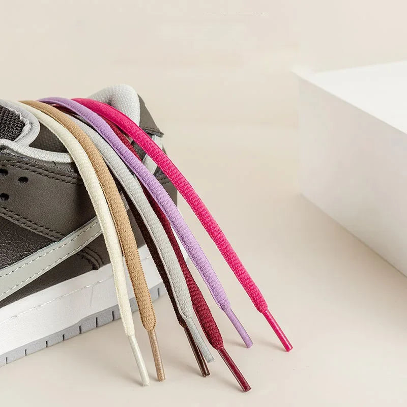 Sports Shoe Accessories: 1 Pair Adults Classic Oval, Half Round Athletic Shoelaces / Rungear