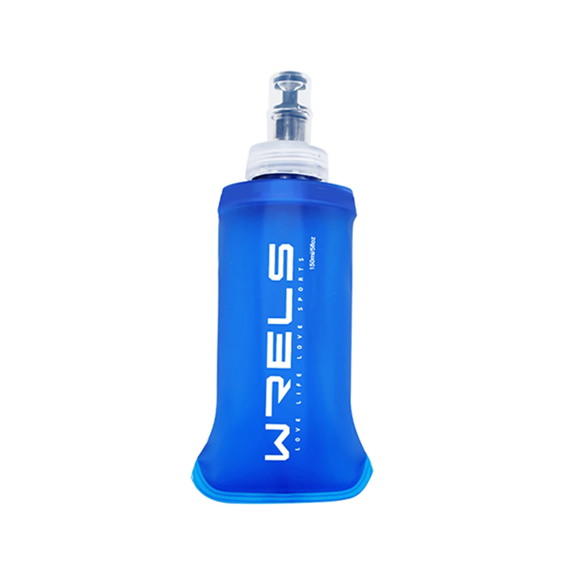 WRELS BPA Free Soft Water Bottle Folding Bag Flask Outdoor Running Hydration Pack
