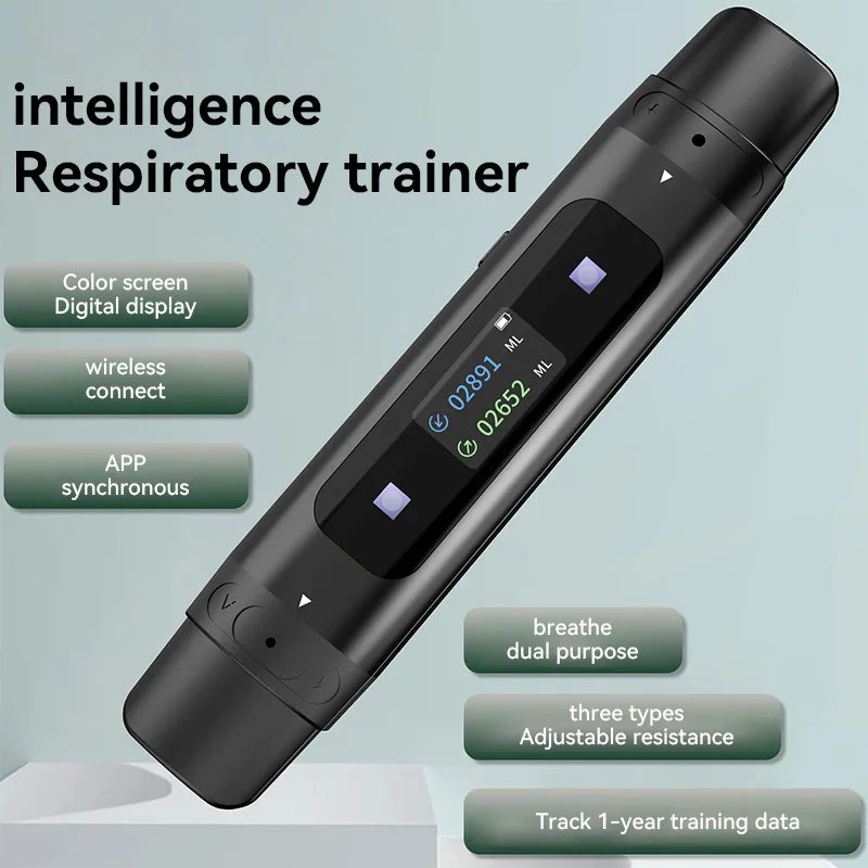 Running Tech Accessories: Bluetooth, Electronic Breath Spirometer, Trainer Exhalation Inhalation Trainer / Rungear
