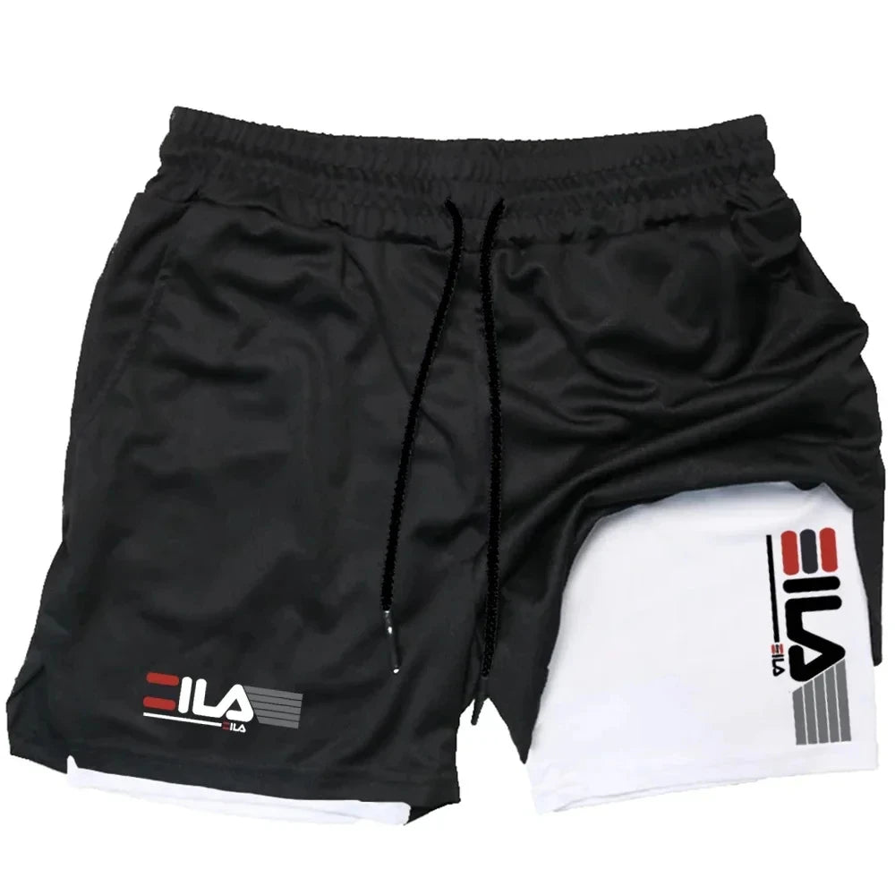 Men's Running Apparel: 2-in-1 Breathable, Quick-Dry, Double-Layer Sports Shorts M-3XL / Rungear