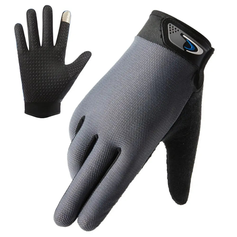 Running Gloves Gear: Ice Silk, Sun Protection, Touch Screen Full Finger Gloves / Rungear