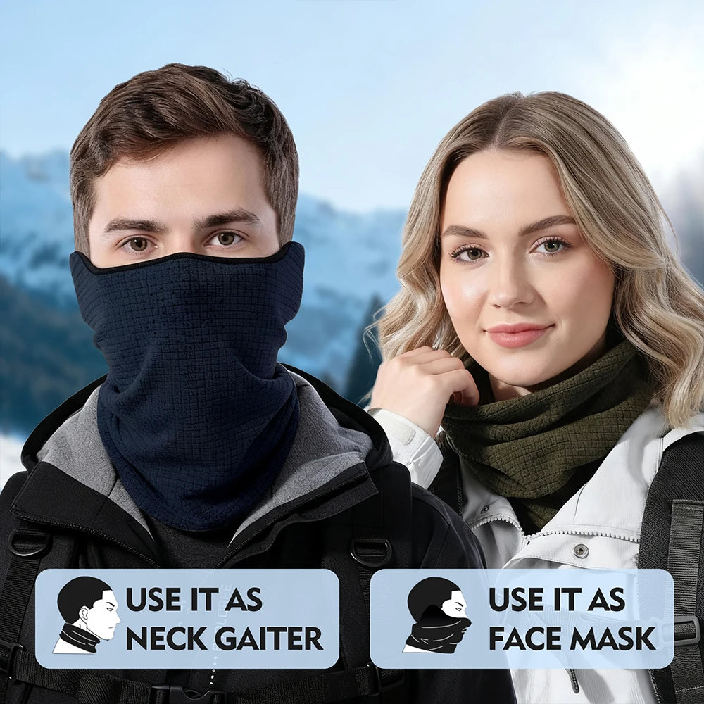 Winter Hat Gear: Unisex, Windproof, Half-Face Neck Gaiter Sports Mask for Cycling, Hiking, Running, Outdoor Sports / Rungear