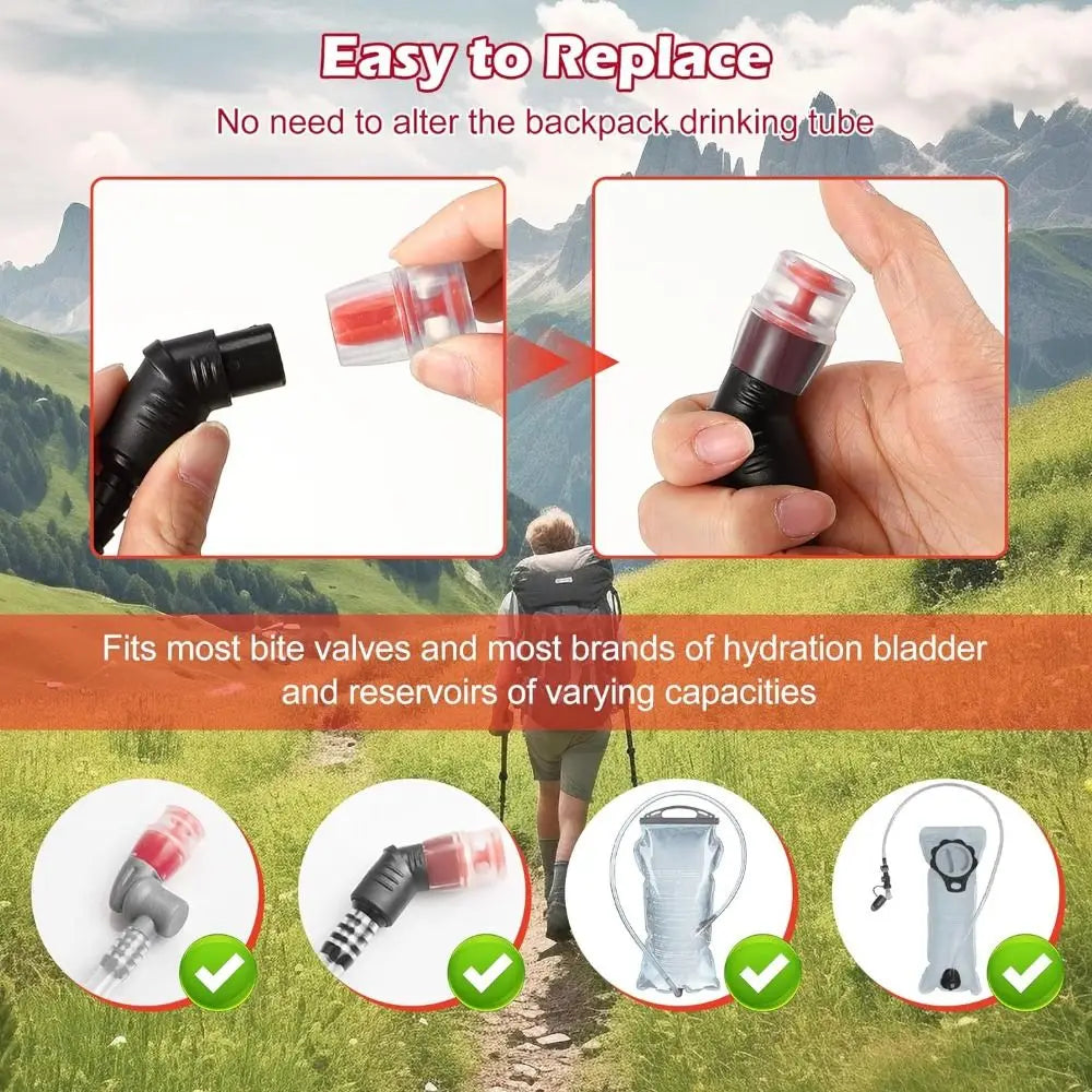 Running Hydration Gear: Osprey Silicone Bite Valve Replacement Sheath Nozzle Replacement / Rungear