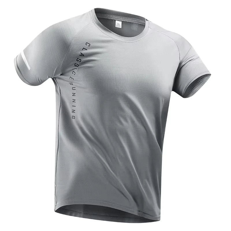 Running Moisture-Wicking Apparel: Lightweight, Quick-Dry, Short Sleeved, T-Shirt / Rungear