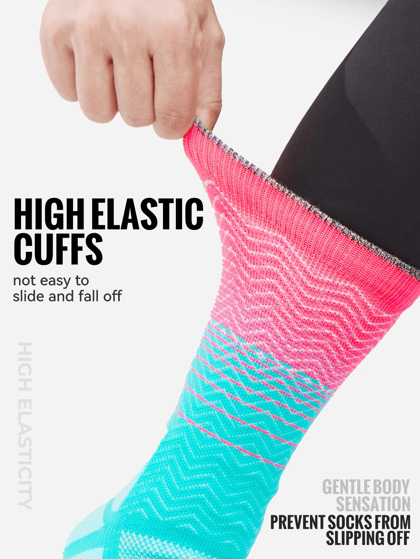 Moisture-Wicking Sock Gear: WRELS Athletic Cushion, Sweat Absorbing, Moisture Wicking Sports Socks Thickened Towel Bottom / Rungear