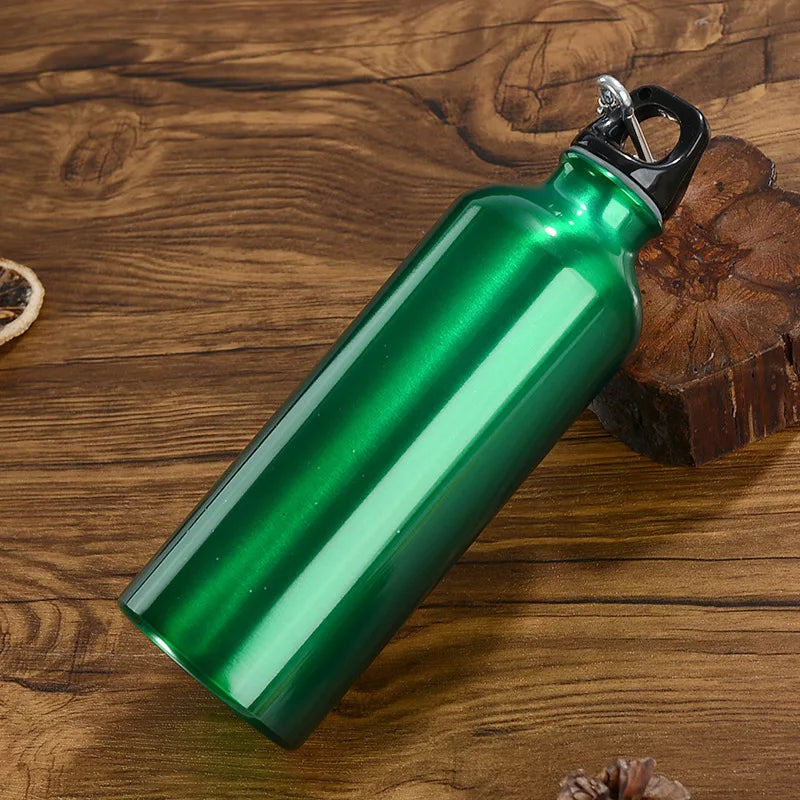 Portable Alloy Water Bottle 500ml Hiking Walking Running and Everyday Use