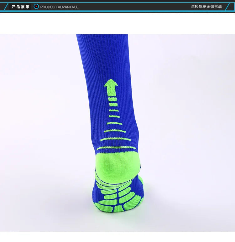 Compression Sock Accessories: Unisex Non-Slip, Knee-High Sports Compression Socks For Fitness / Rungear