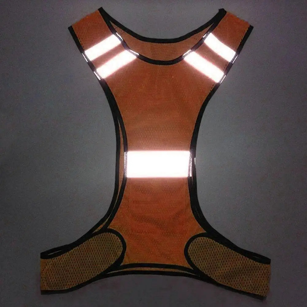 New Night Reflective Walking Running Hiking Safety Vest for Men Women Children