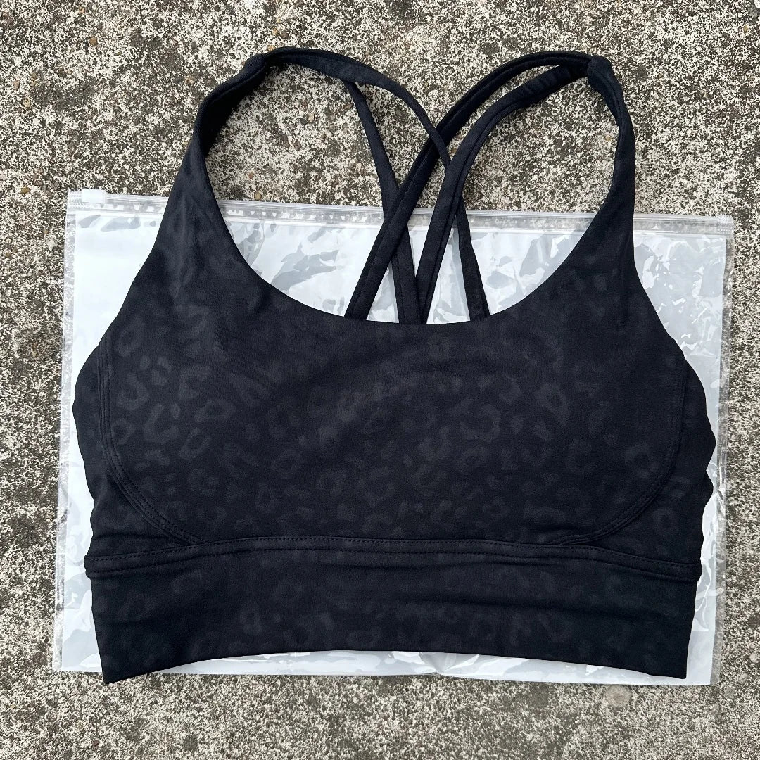 Women's Bra Apparel: Solid Color, High Strength Shockproof, Soft Cross Back, High Strength Shockproof, Fitness Sports Bra / Rungear
