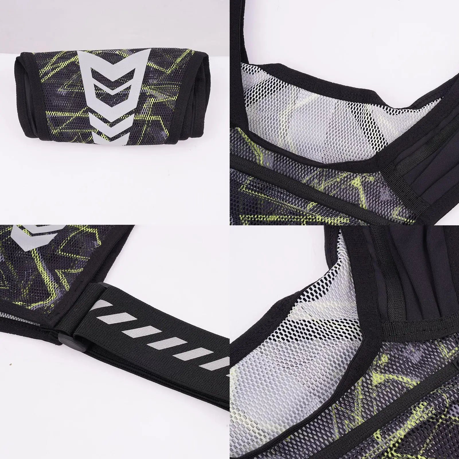 Trail Lightweight Gear: Reflective, Ultra-Light, Breathable, Outdoor Trail Running Backpack Fitness Vest / Rungear