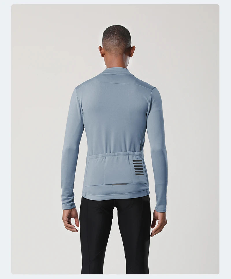 Winter Men's Apparel: YKYWBIKE Warm Long Sleeved, Thermal Fleece Lined Jacket For Winter And Autumn / Rungear