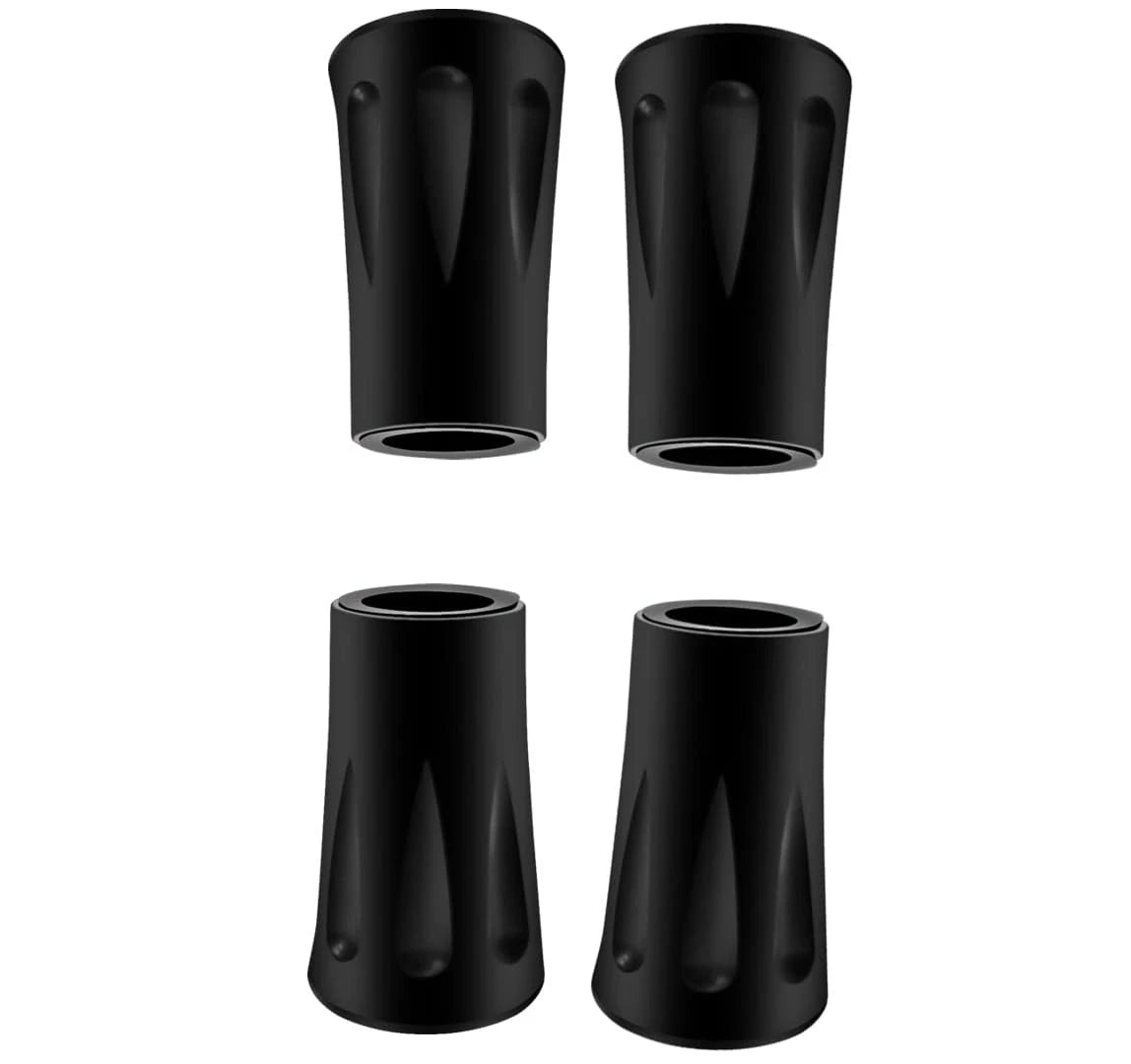 Trail Gear Accessories: Trekking Pole Tips Replacement Protectors, Rubber Feet for Hiking Pole Tips / Rungear