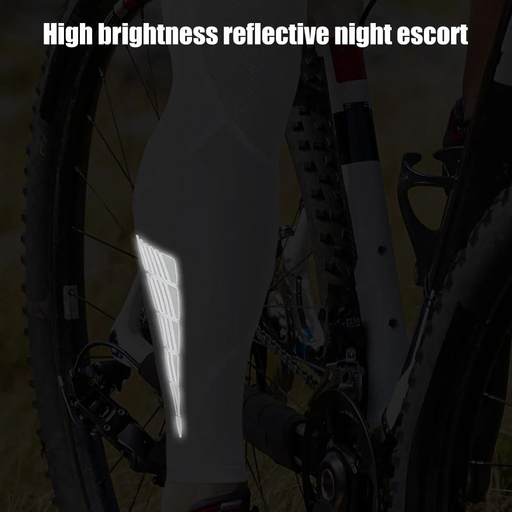 1 Pair Sports Full Leg Compression Sleeve for Men and Women, with Anti-slip Silicone Strips