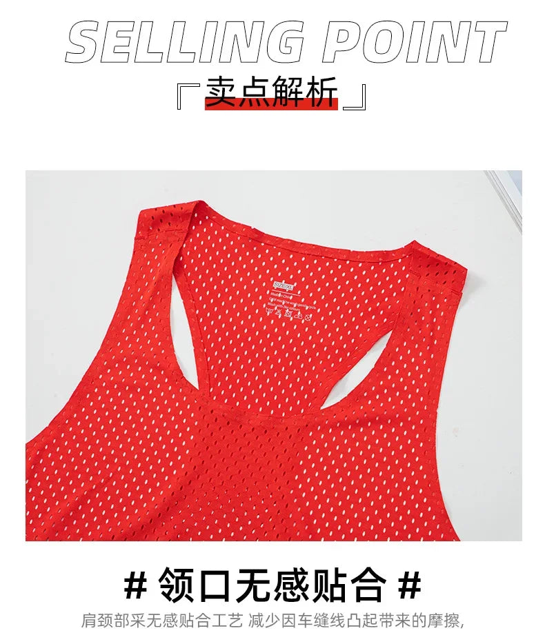 Men's Running Marathon Apparel: Summer, Sleeveless Marathon Long Distance Running, Quick-Dry, Breathable Mesh Sports Top / Rungear