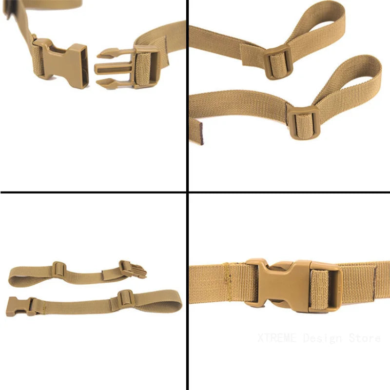 Trail Gear Accessories: Hiking Backpack Chest Strap, Adjustable, Heavy Duty, Non-Slip Pull Belt / Rungear