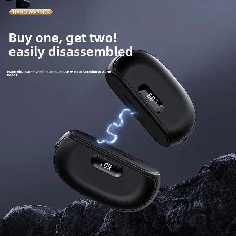 New Magnetic Detachable Hand Warmer Charging Mini 2-In-1 Heat Pack