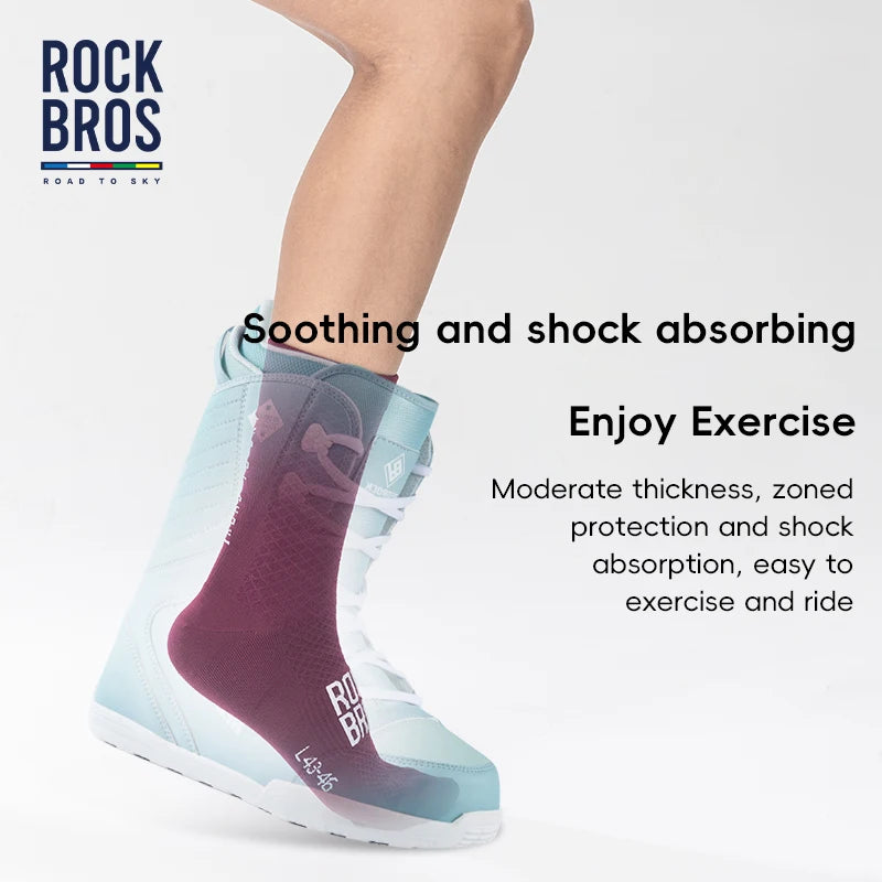 Running Socks Accessories: ROCKBROS 1 Pair High Elastic, Shock Absorbing, Breathable Running, Hiking, Walking, Cycling Sports Socks / Rungear