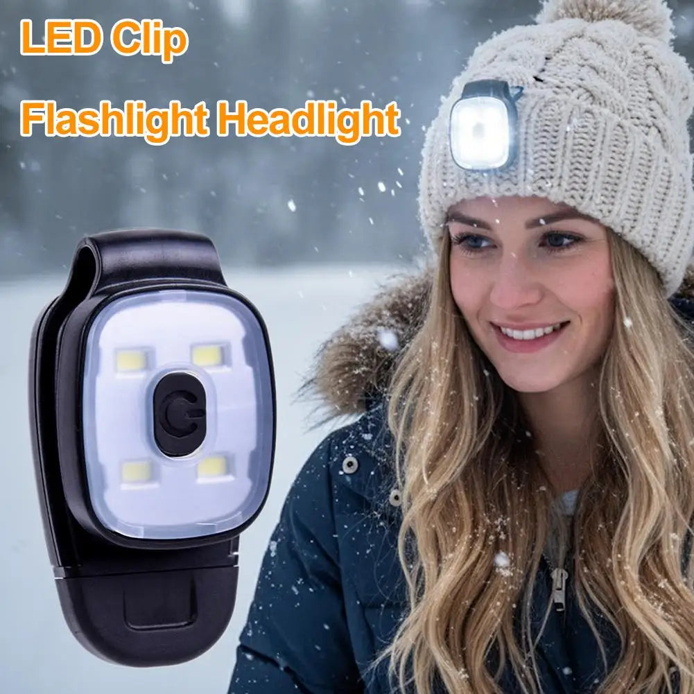 Safety Run Gear: Multi-Function, Lightweight, USB Rechargeable, Waterproof LED Clip Lamp for Runners / Rungear