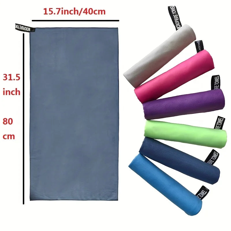 Running Accessories Gear: Ultra-Absorbent, Compact Microfibre Quick-Dry Towel / Rungear