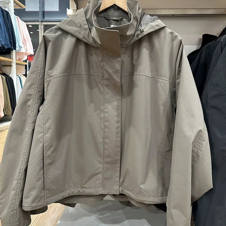 Women's Hooded Casual Jacket – Lightweight, Single-Breasted, Relaxed Fit | Summer Outwear | S–XL