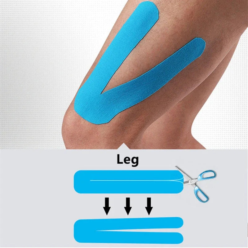Running Recovery Accessories: Acc2.5cm*5m Self Adherent, Waterproof Sports Kinesiology Recovery Tape / Rungear