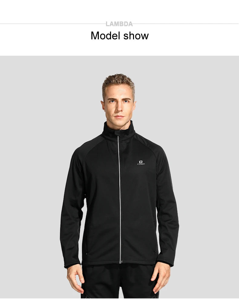 Men's Running And Trail Apparel: LAMEDA Lightweight, Reflective Windbreaker Jacket / Rungear