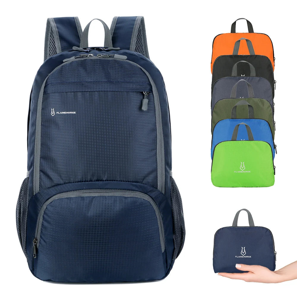 Lightweight Trail Accessories: Unisex, Waterproof, Packable Backpack For Travel, Hiking, Cycling / Rungear