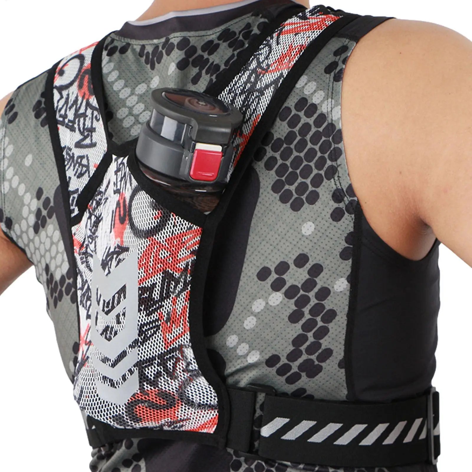 Trail Lightweight Gear: Reflective, Ultra-Light, Breathable, Outdoor Trail Running Backpack Fitness Vest / Rungear