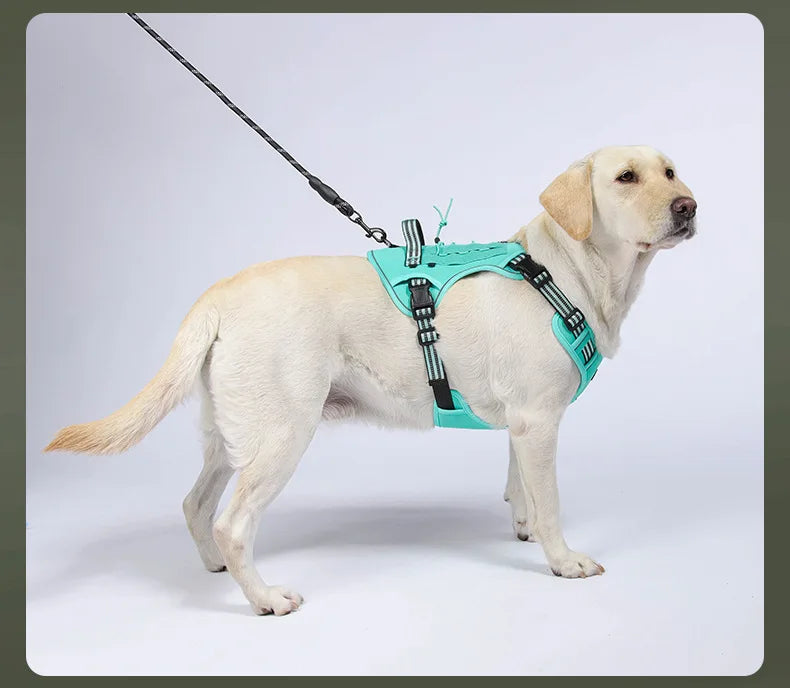 Dog Reflective Gear: Tactical Training, No Pull, Adjustable, Reflective Safety Dog Vest / Rungear