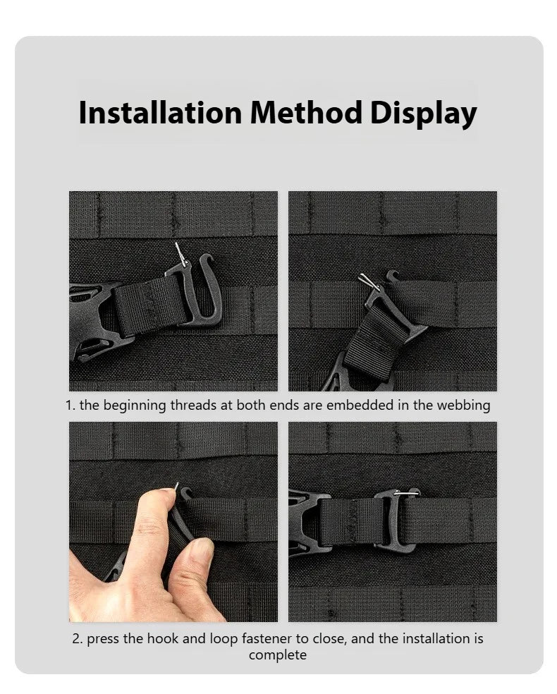 HIKEMAN Adjustable Outdoor Luggage Straps Camping Travel Gear Buckle Fastening Packing Belt for Hiking Accessories