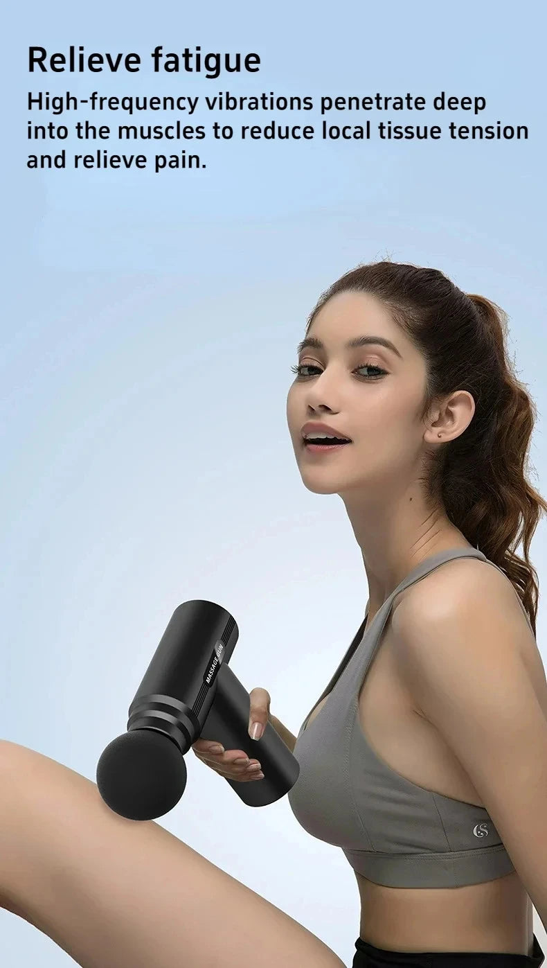 Recovery Gear Accessories: USB Muscle Vibrating Relaxation Mini Massage Gun, Fitness Recovery Equipment / Rungear